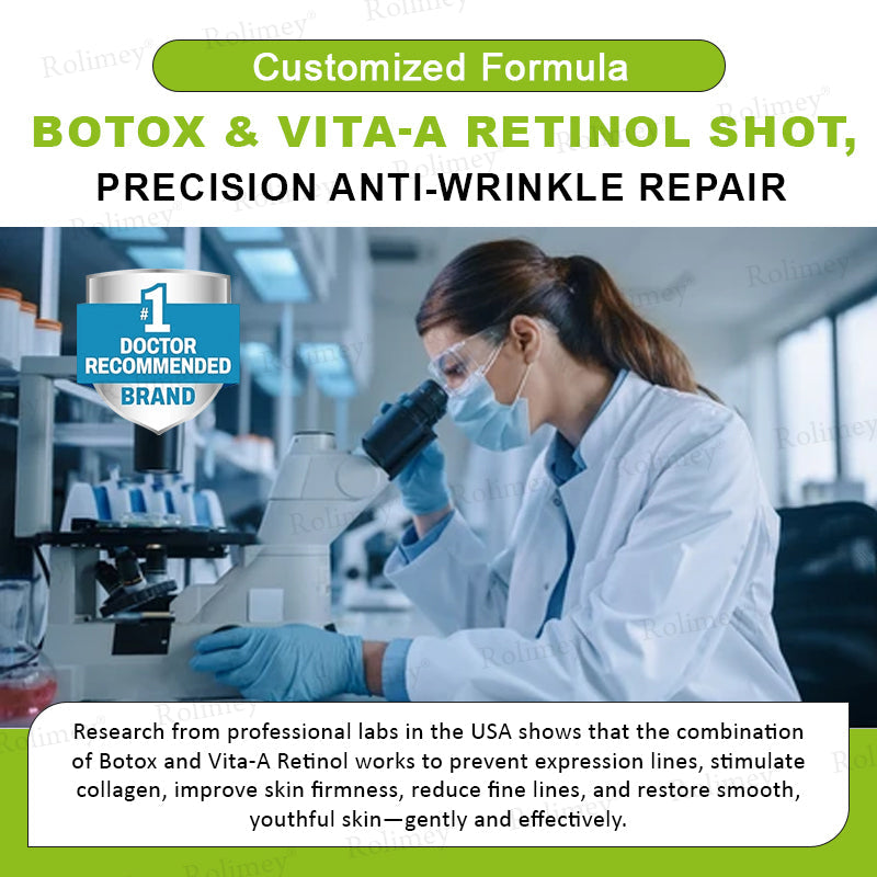 💖🎊🎐Made and shipped from the UK 💫Rolimey® Botox & Vita-A Retinol Shot Wrinkle-Lift Tightening cream - Last Day Promotion 70% OFF