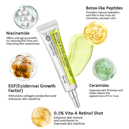 💖🎊🎐Made and shipped from the UK 💫Rolimey® Botox & Vita-A Retinol Shot Wrinkle-Lift Tightening cream - Last Day Promotion 70% OFF