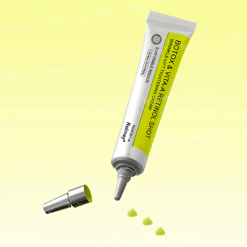 💖🎊🎐Made and shipped from the UK 💫Rolimey® Botox & Vita-A Retinol Shot Wrinkle-Lift Tightening cream - Last Day Promotion 70% OFF