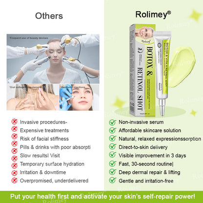 💖🎊🎐Made and shipped from the UK 💫Rolimey® Botox & Vita-A Retinol Shot Wrinkle-Lift Tightening cream - Last Day Promotion 70% OFF