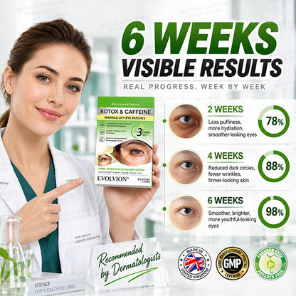 👁️🌿UK HOT SALES ✨Evolvion® Botox & Caffeine Wrinkle-Lift Eye Patches