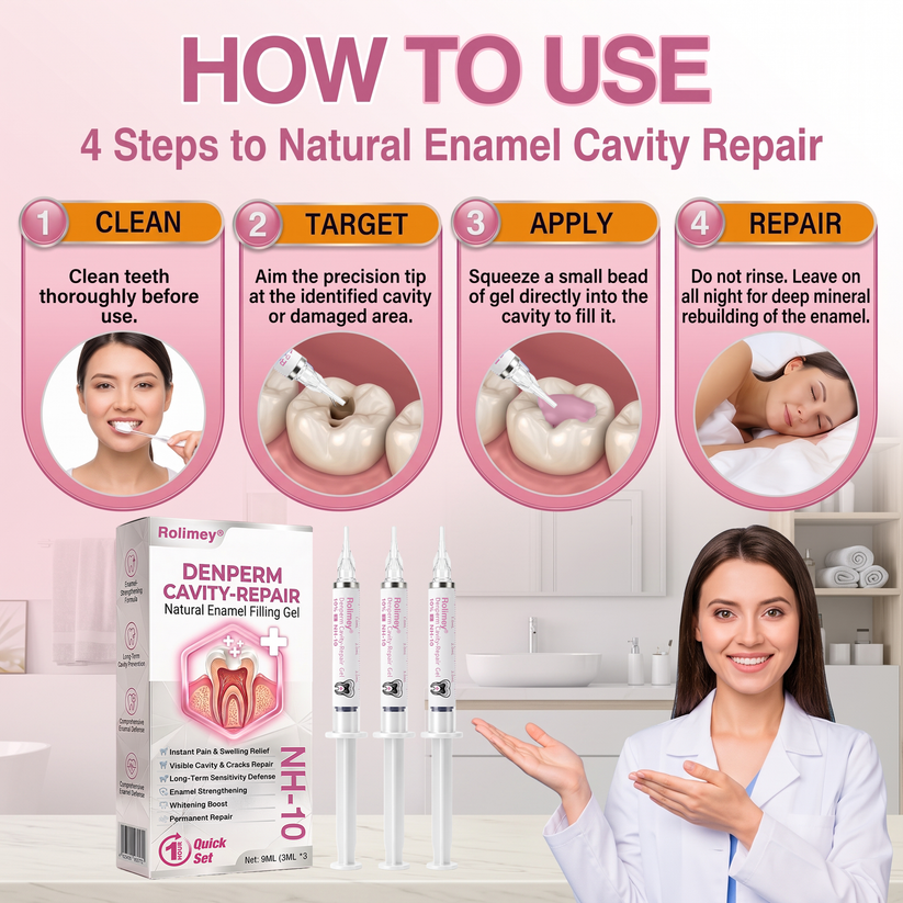 💎 Evolvion® Nano-HAp Enamel Renewal Gel – Advanced Enamel Defense & Tooth Care🦷