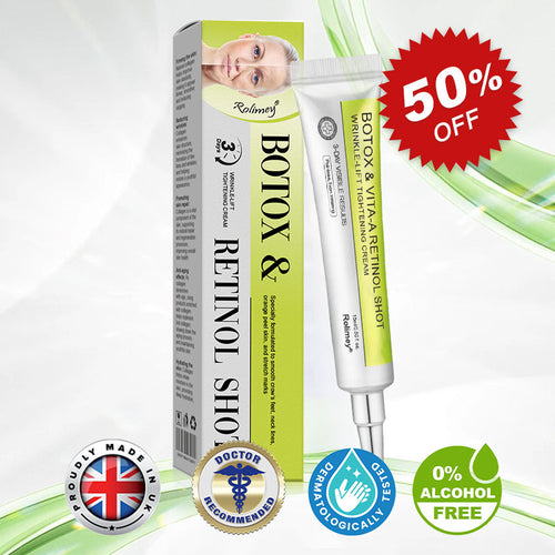 💖🎊🎐Made and shipped from the UK 💫Rolimey® Botox & Vita-A Retinol Shot Wrinkle-Lift Tightening cream - Last Day Promotion 70% OFF