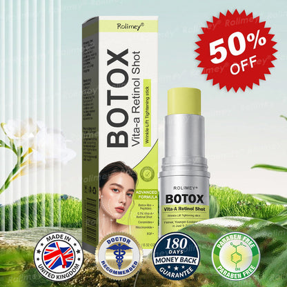 👑✨Made and shipped from the UK ✅ Rolimey® Botox & Vita-A Retinol Shot Wrinkle-Lift Tightening stick